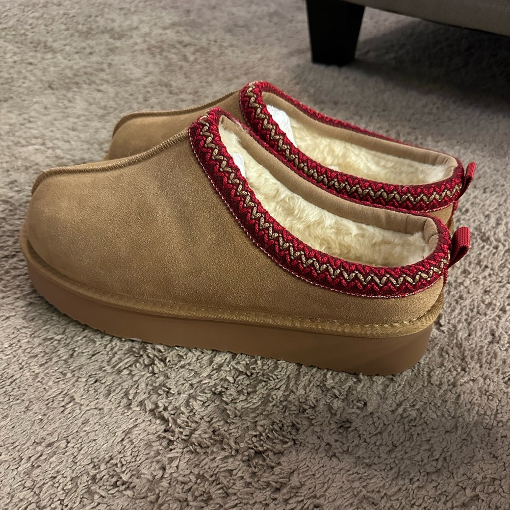 Winter Slip Ons- Suede Leather w/ Fleece Lining
